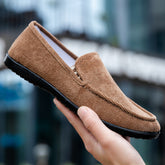 Zapatos casuales de PU ligeros y transpirables con suela suave para primavera para hombre